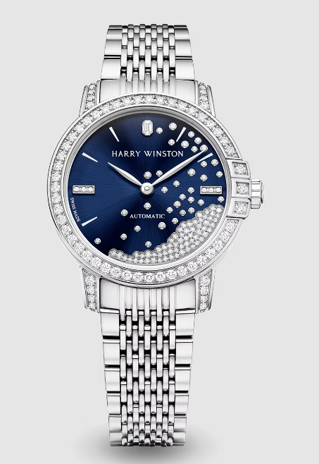 Review Harry Winston MIDAHM29WW004 Midnight Diamond Drops Automatic 29mm watch price